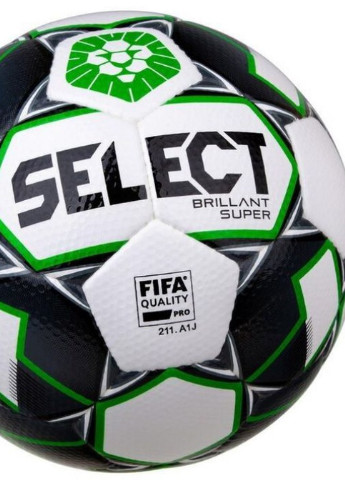 Футбольні М'яч Brillant Super (FIFA QUALITY PRO) (5703543199495) футбольний Select білий