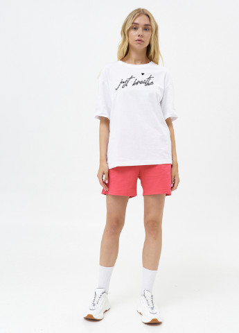Белая летняя футболка женская оверсайз KASTA design