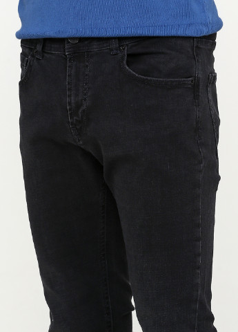 Темно-серые демисезонные слим джинсы Madoc Jeans