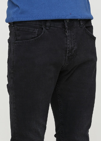 Темно-серые демисезонные слим джинсы Madoc Jeans
