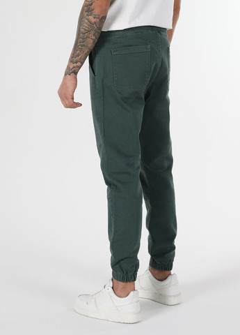 Темно-зеленые кэжуал демисезонные джоггеры брюки Colin's