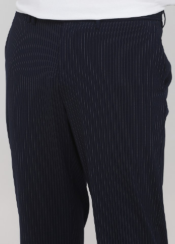 Темно-синие классические демисезонные прямые брюки Ralph Lauren