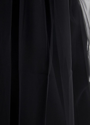 Черная кэжуал однотонная юбка Podium тюльпан