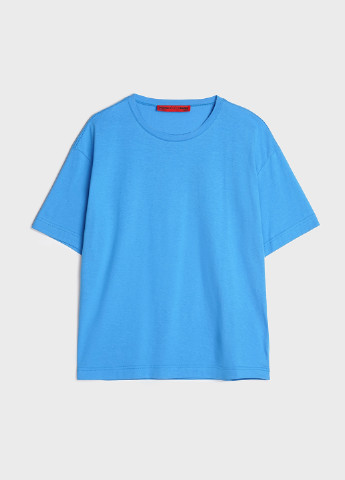 Блакитна літня футболка оверсайз KASTA design