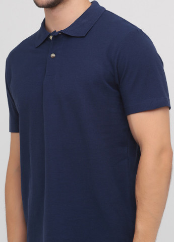 Темно-синяя футболка-мужское хлопковое поло с коротким рукавом для мужчин Stedman однотонная