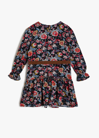 Комбинированное кэжуал платье KOTON с цветочным принтом