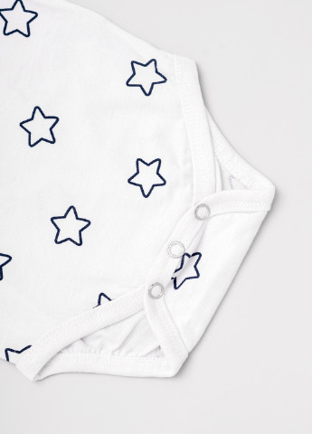 Боди-футболка 74 см Звёздочки, белая No Brand звёзд белые кэжуалы хлопок