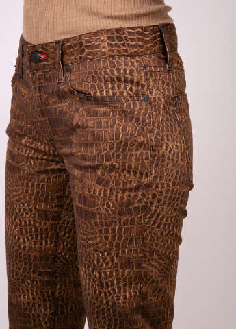 Коричневые кэжуал демисезонные клеш брюки Ralph Lauren