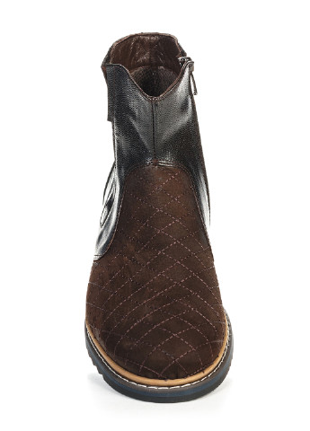 Темно-коричневые осенние ботинки Nube
