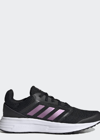 Чорні осінні кросівки для бігу galaxy 5 adidas