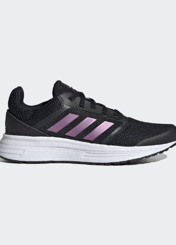 Чорні осінні кросівки для бігу galaxy 5 adidas