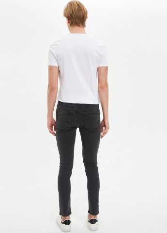 Темно-серые демисезонные джинсы DeFacto