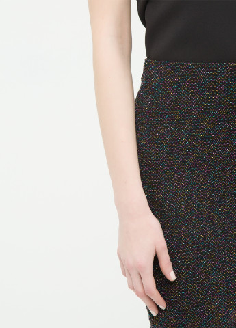 Темно-серая кэжуал с абстрактным узором юбка KOTON карандаш