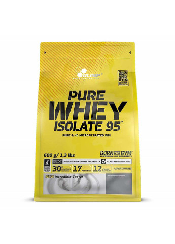 Протеин Pure Whey Isolate 95 600 g 17 servings Chocolate Olimp Sport Nutrition