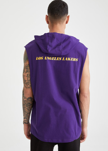 Los Angeles Lakers DeFacto Футболка фіолетова кежуал бавовна, трикотаж