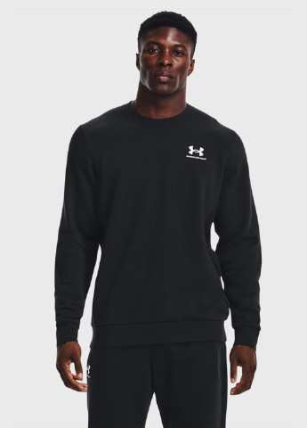 Under Armour свитшот логотип черный спортивный хлопок