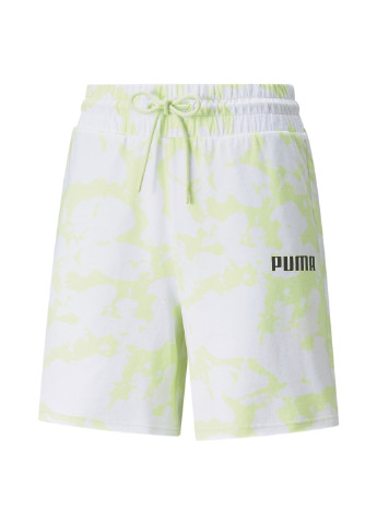 Шорти Summer Longline Women's Shorts Puma однотонні зелені спортивні бавовна