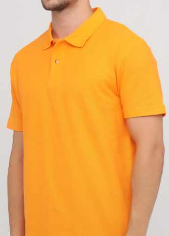 Оранжевая футболка-мужское хлопковое поло с коротким рукавом для мужчин Stedman однотонная
