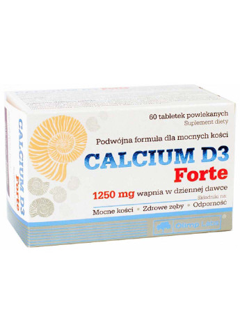 Микроэлемент Кальций для спорта Calcium D3 Forte 60 Tabs Olimp Sport Nutrition