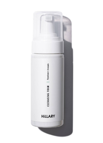 Очищуюча пінка для сухої та чутливої шкіри Cleansing Foam Squalane + Avocado oil, 150 мл Hillary