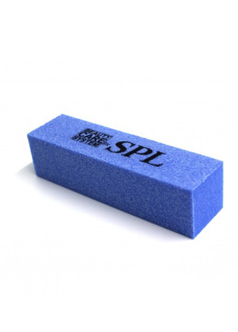 Блок многофункциональный для ногтей 120 грит SPL брусок синие