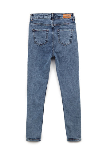 Синие демисезонные джинсы Bella