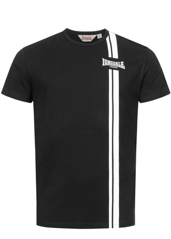 Чорна демісезонна футболка Lonsdale INVERBROOM