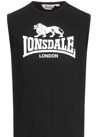 Чорна демісезонна футболка Lonsdale CLOPTON