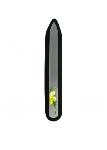Стеклянная пилочка с ручной росписью (135мм) 95-1352 SPL прямая бесцветные